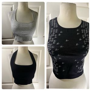 Set of 3 EUC Halter Top Sports Bras (PTP 12.5” Unstretched)